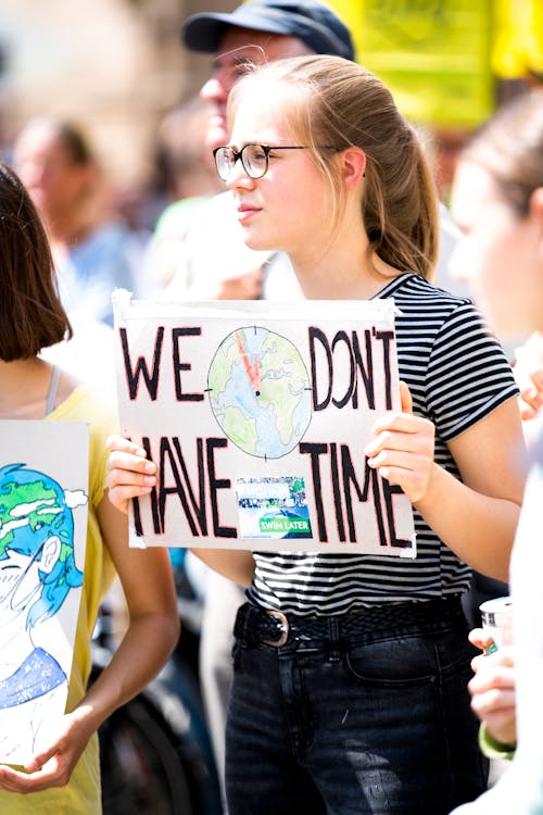 Free stock photo of activist, background, blue, blurred background